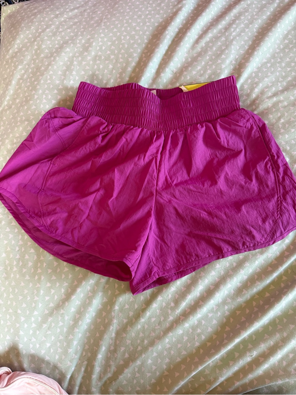 all in motion Magenta Girls' Elastic-Waist Active Shorts